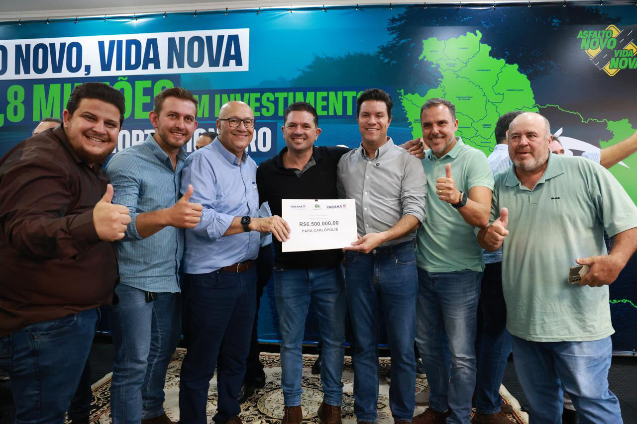 Estado repassa mais de R$ 230 milhões do Asfalto Novo, Vida Nova para Norte e Norte Pioneiro