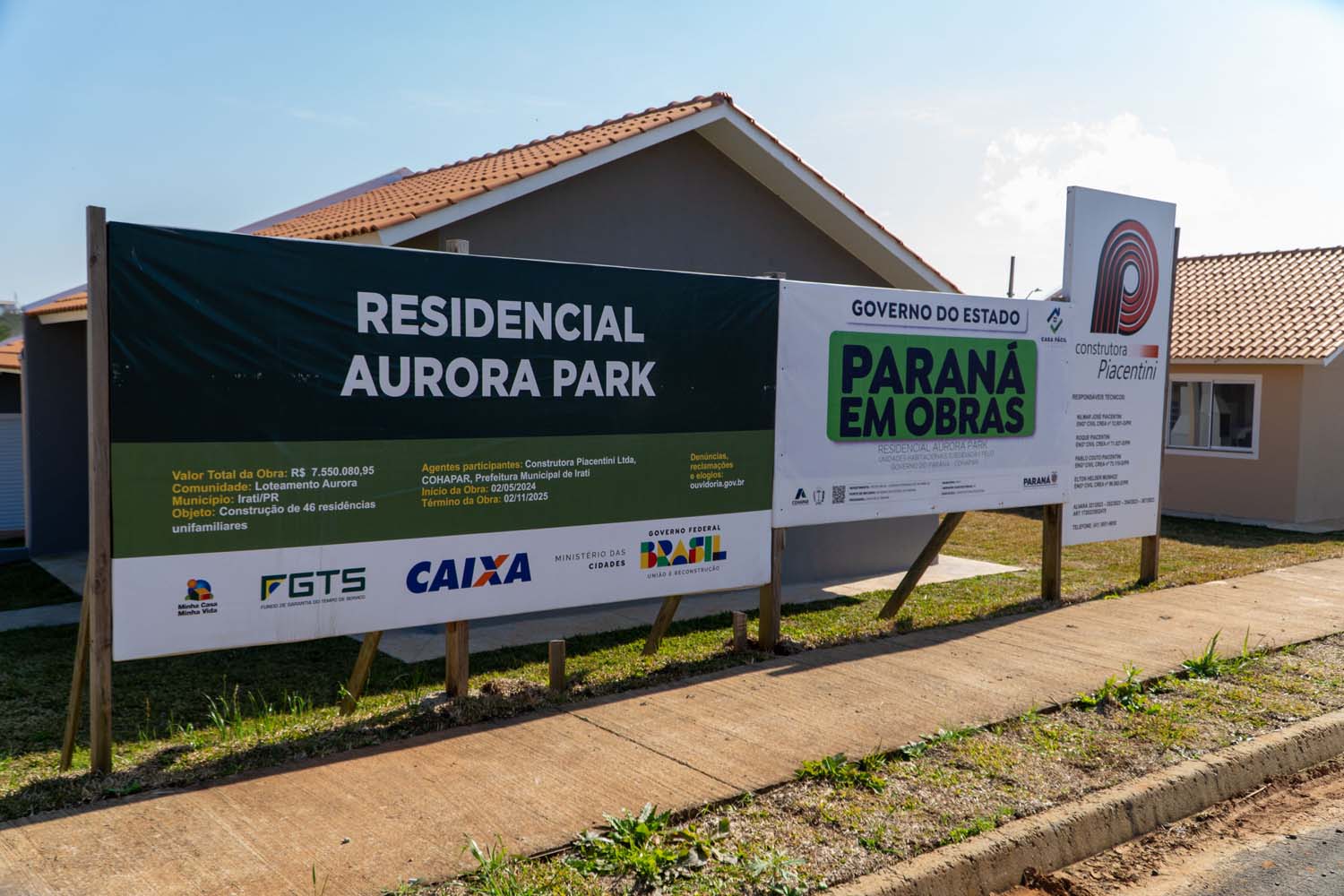 Estado investe quase R$ 1 milhão para ajudar 46 famílias de Irati a comprarem a casa própria