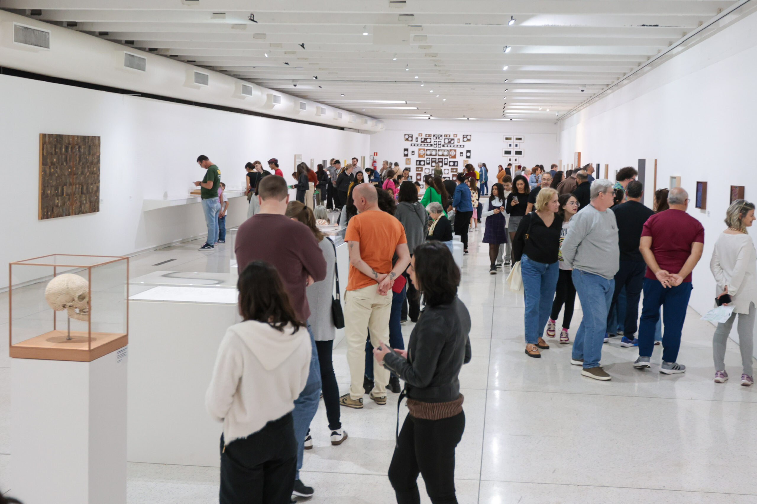 Férias no MON: primeiro dia do horário estendido atrai nova multidão ao museu