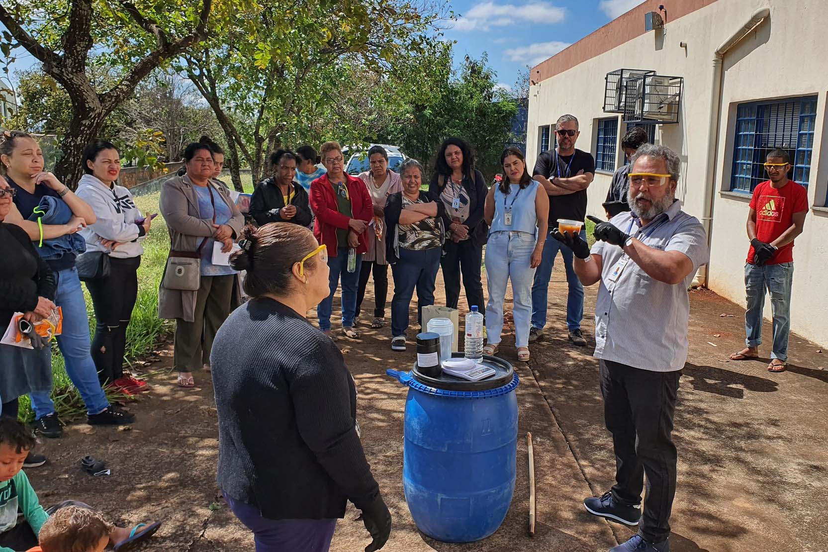 Sanepar inicia atividades em Mangueirinha para falar de saneamento e meio ambiente