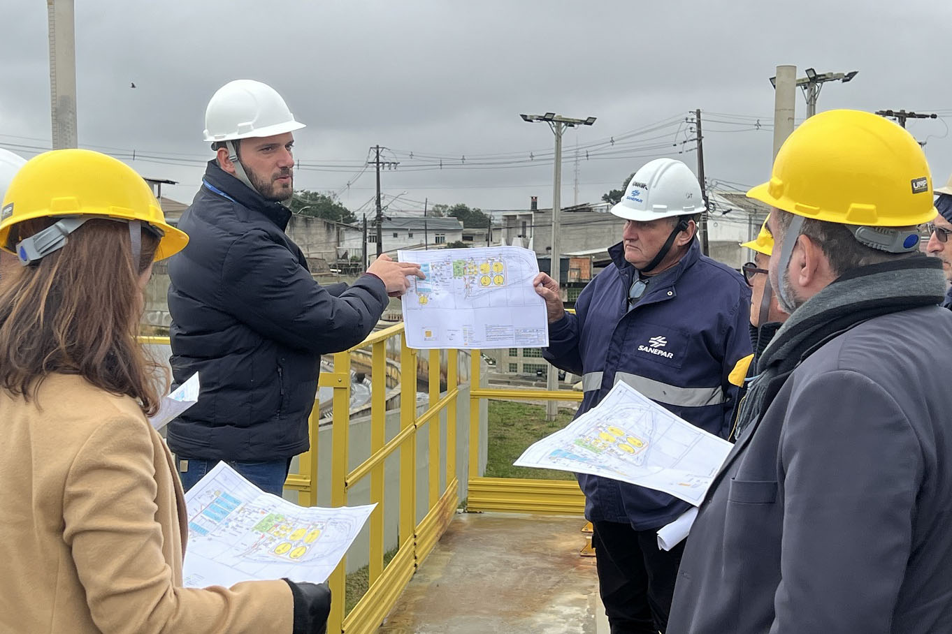 Em visita técnica, equipes da Agepar e Sanepar discutem desafios e metas para o futuro