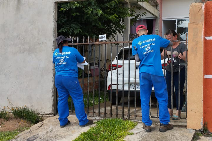 Sanepar promove vistorias técnicas em imóveis urbanos do município de Palmeira
