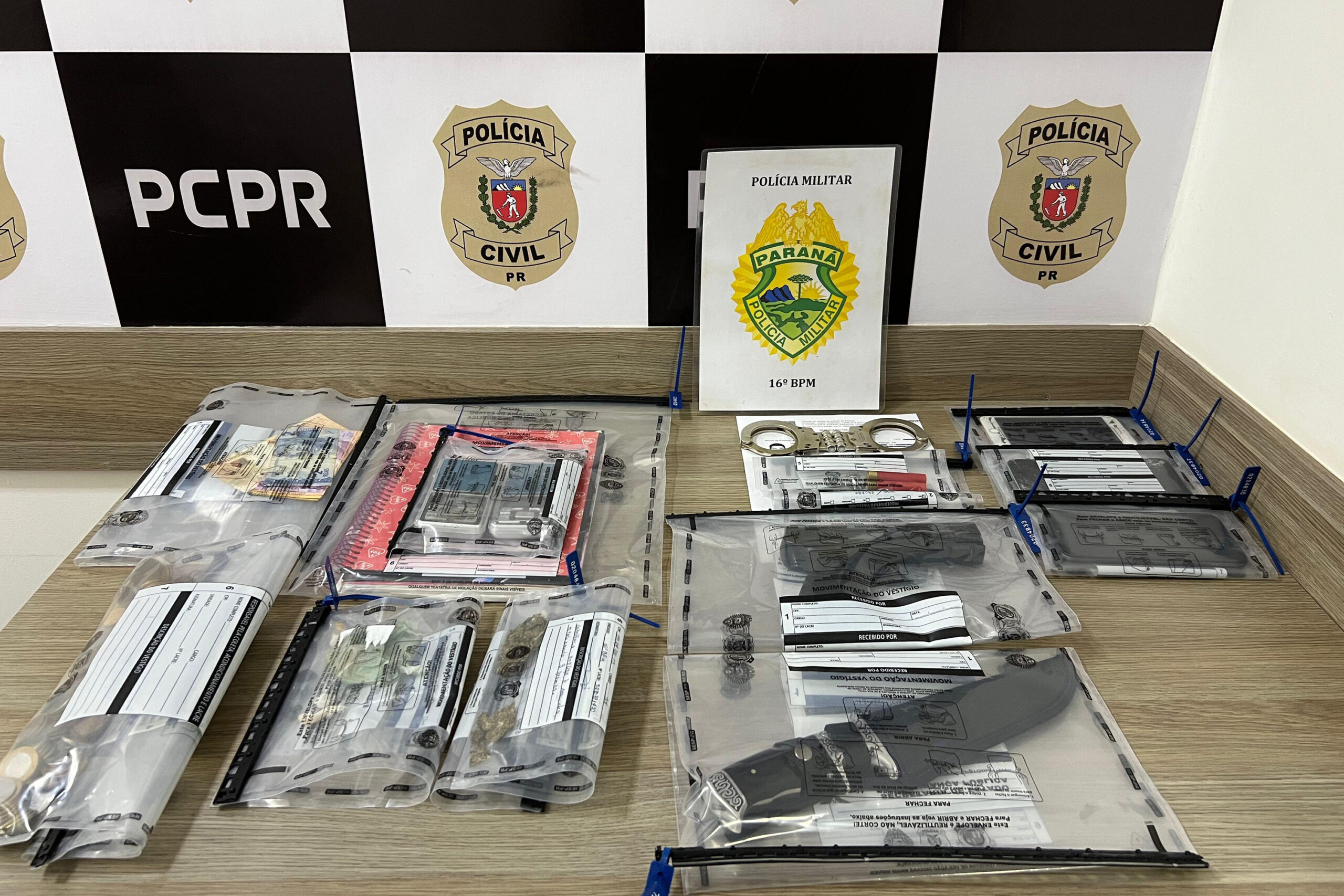 PCPR e PMPR prendem três pessoas em ação contra o tráfico de drogas em Pitanga