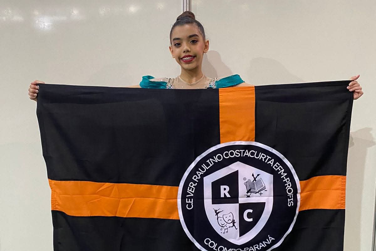 Dos Jogos Escolares para o mundo: paranaense sobe ao pódio no Mundial Júnior de Ginástica Rítmica