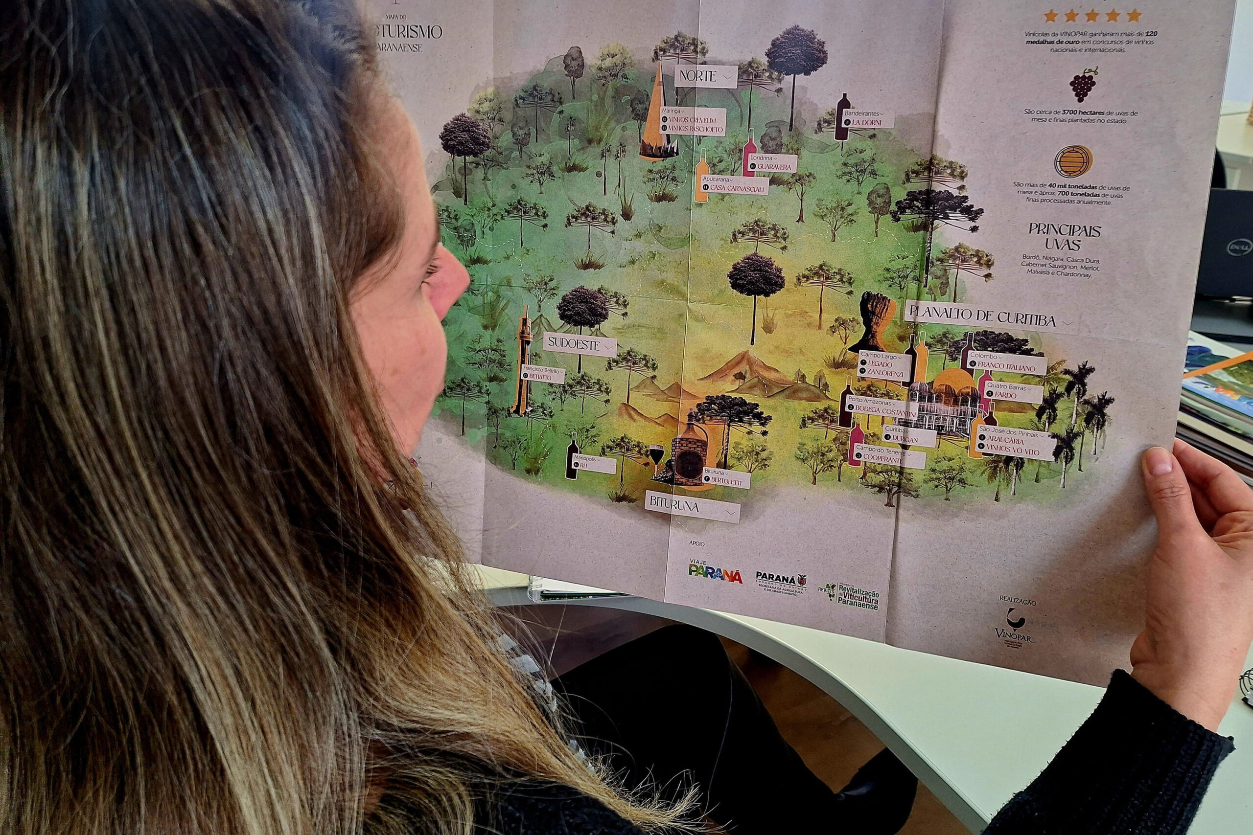 Novo Mapa do Enoturismo Paranaense já está disponível nas versões impressa e online