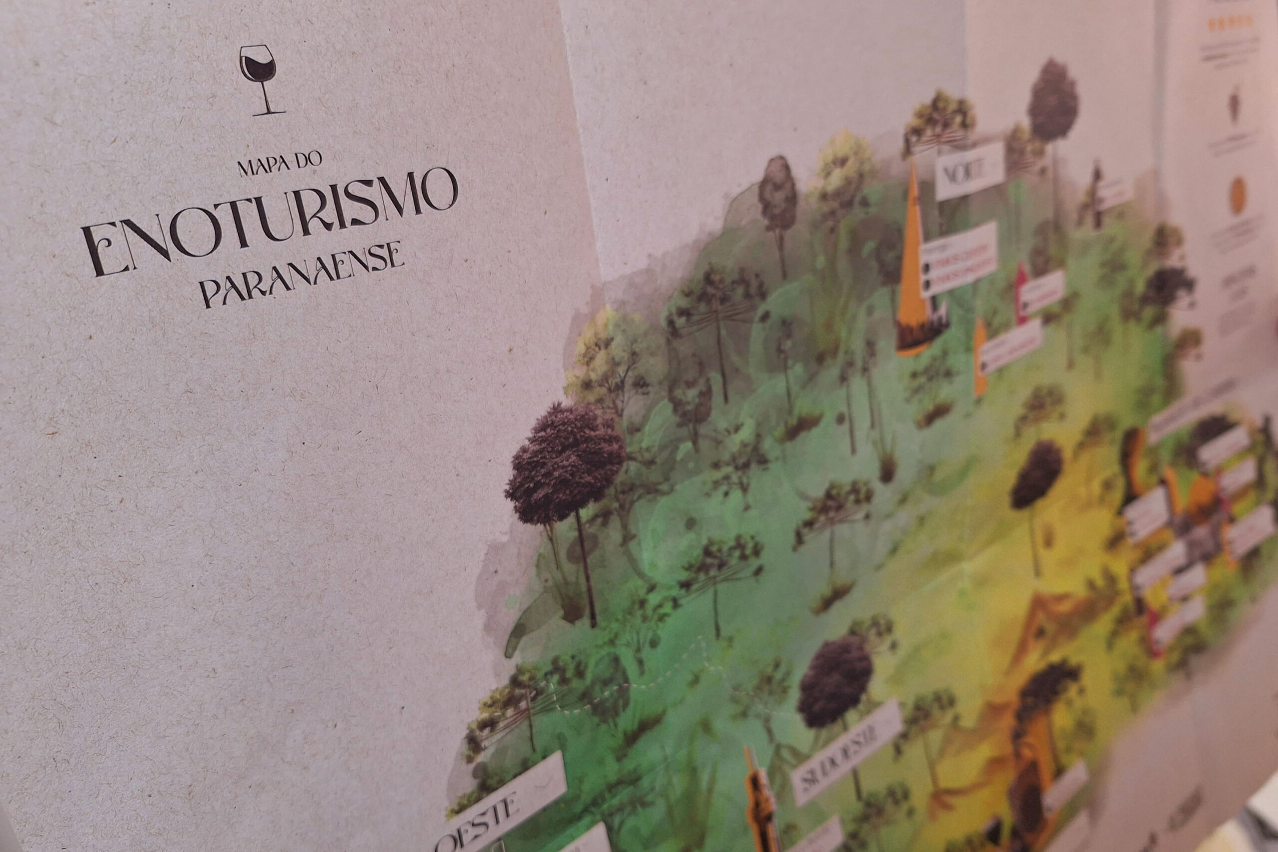 Novo Mapa do Enoturismo Paranaense já está disponível nas versões impressa e online