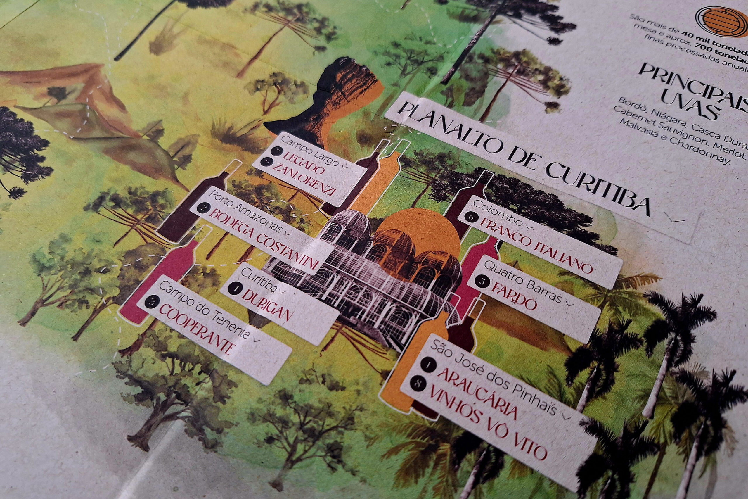 Novo Mapa do Enoturismo Paranaense já está disponível nas versões impressa e online