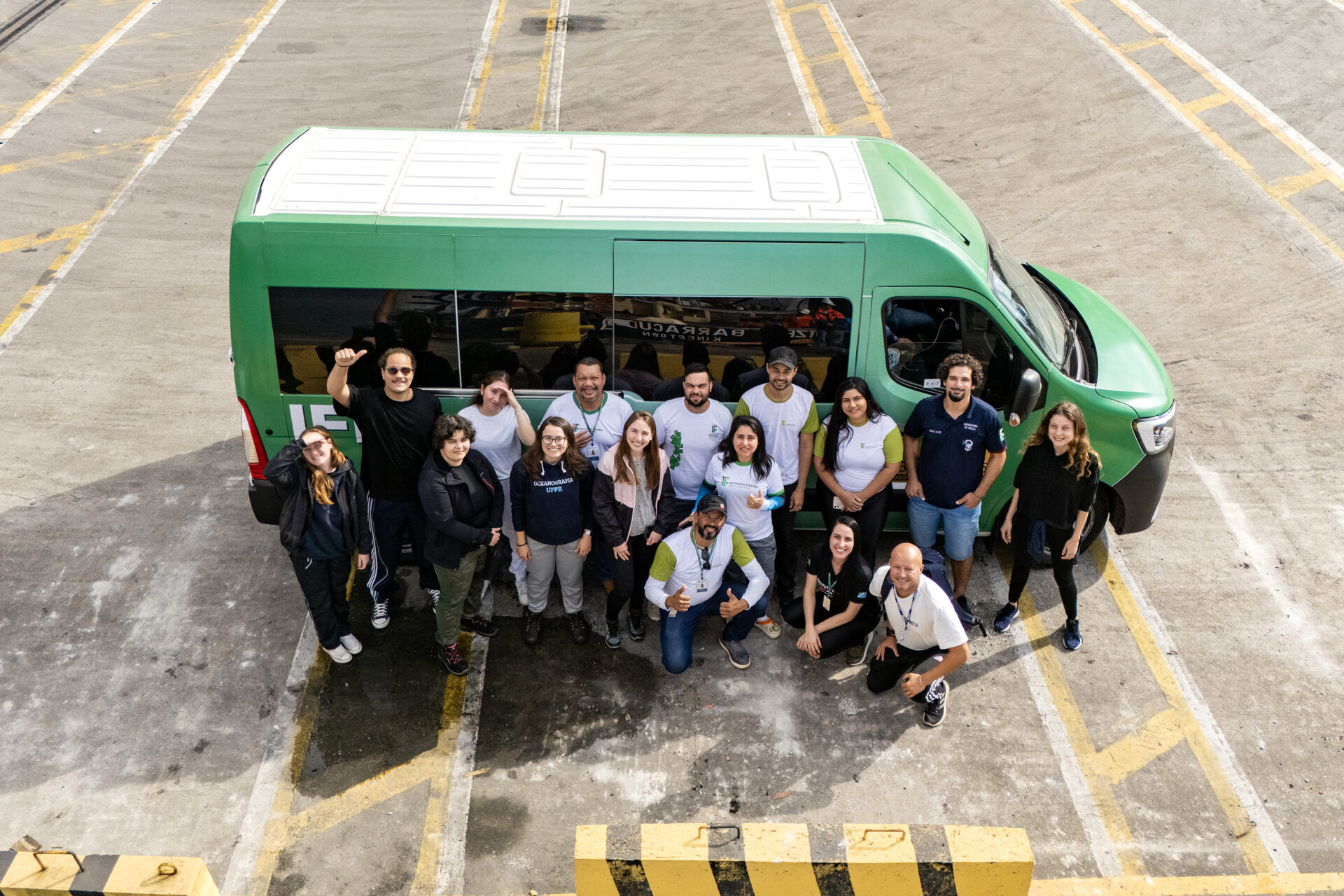 Navio-escola atraca no Porto de Paranaguá e oferece experiência prática a universitários