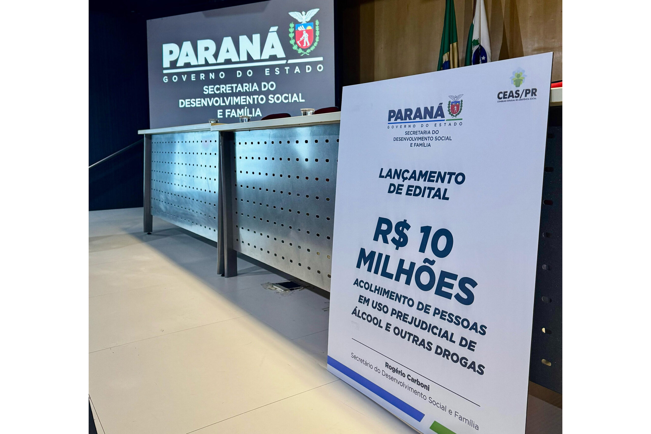 Governo lança edital de R$ 10 milhões para tratamento de dependentes químicos