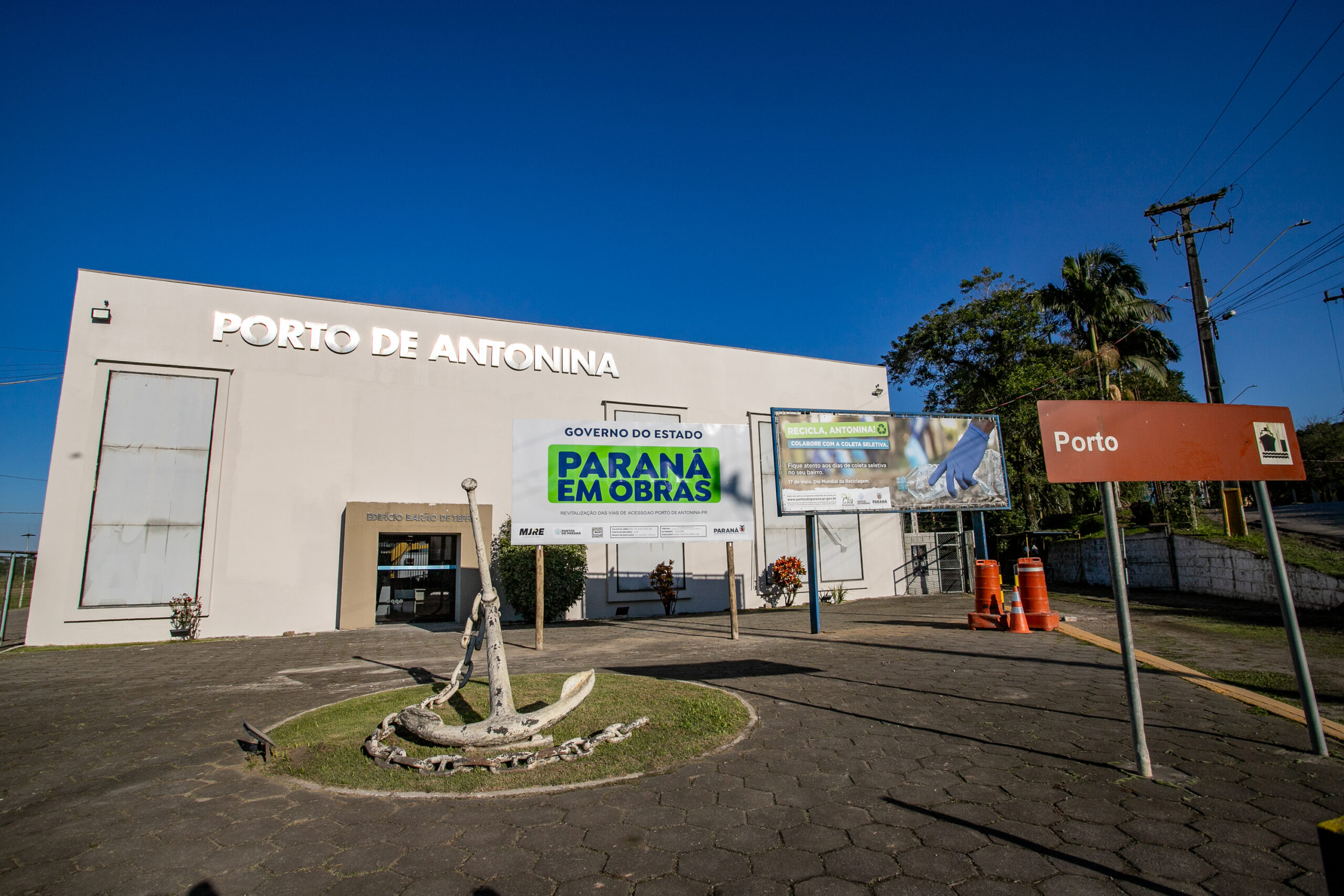 Com investimento de R$ 18,4 milhões, Portos do Paraná inicia obras viárias em Antonina