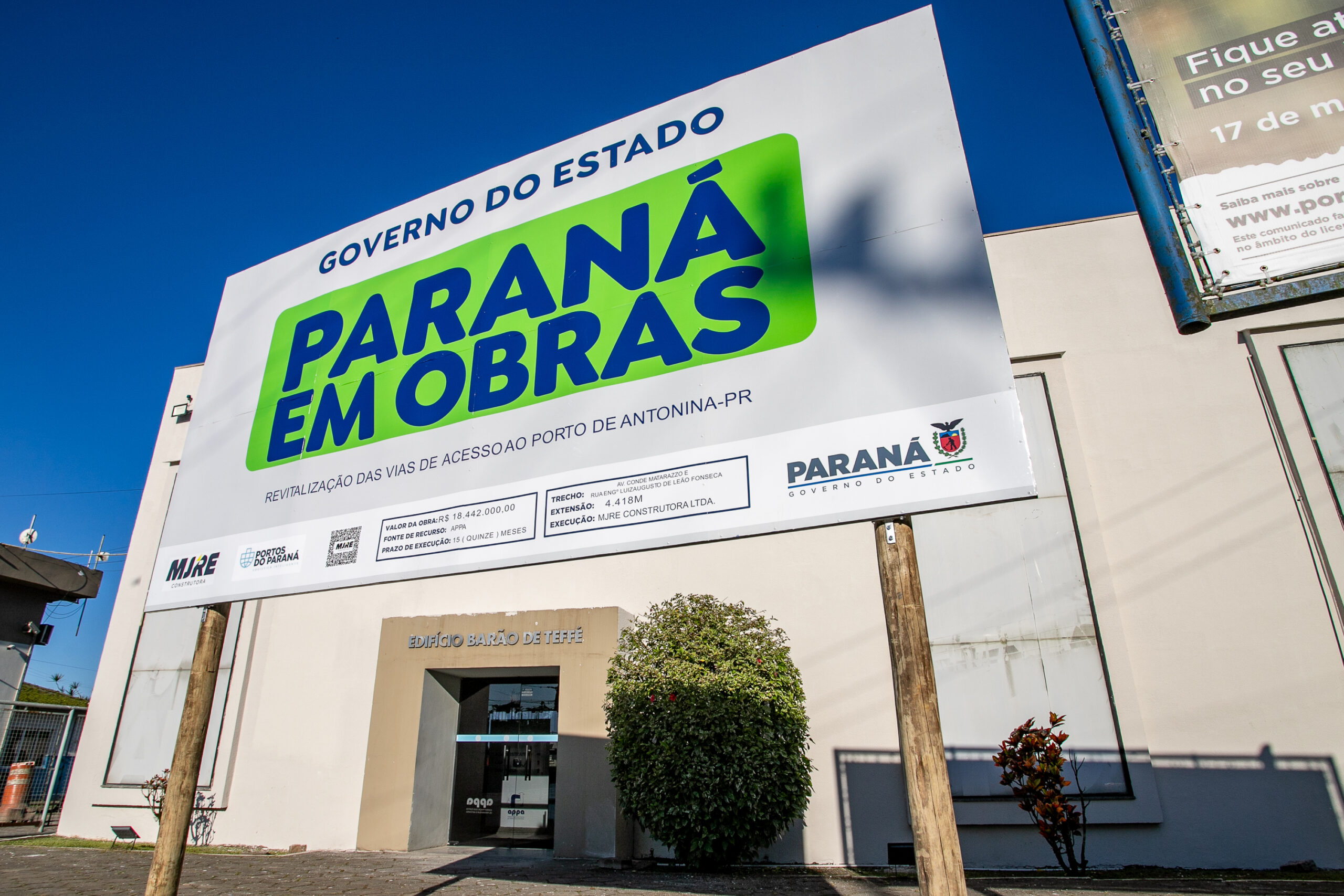 Com investimento de R$ 18,4 milhões, Portos do Paraná inicia obras viárias em Antonina