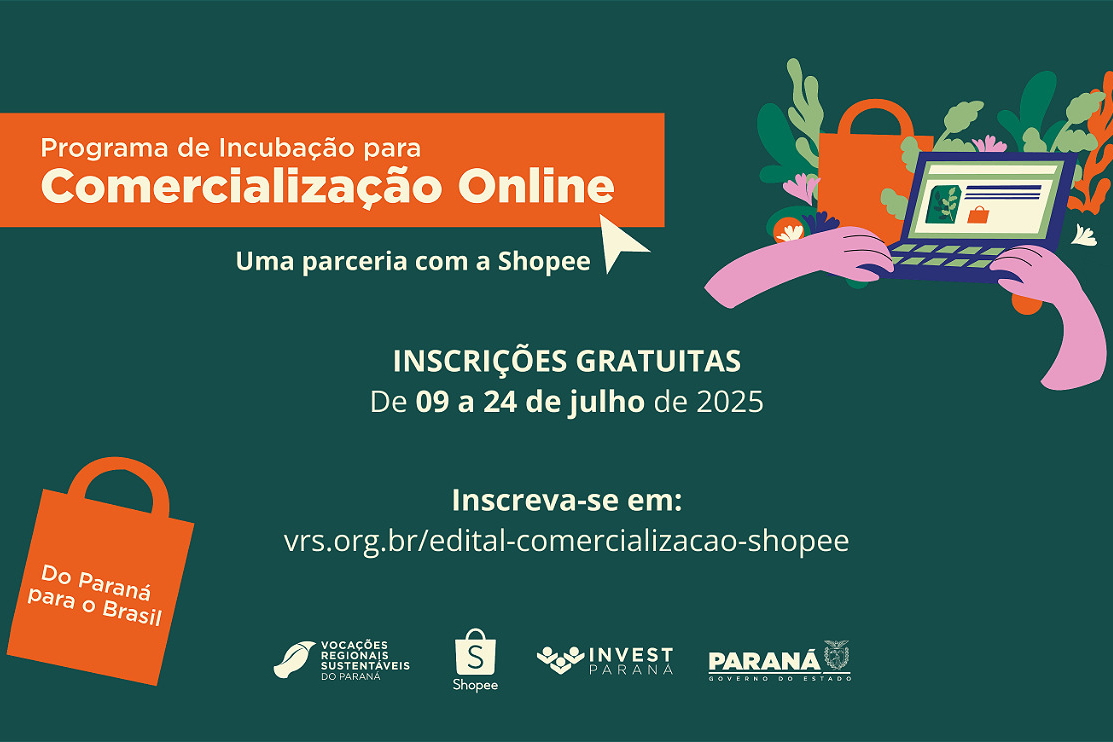 Parceria com a Invest Paraná, programa de Incubação Shopee VRS está com inscrições abertas