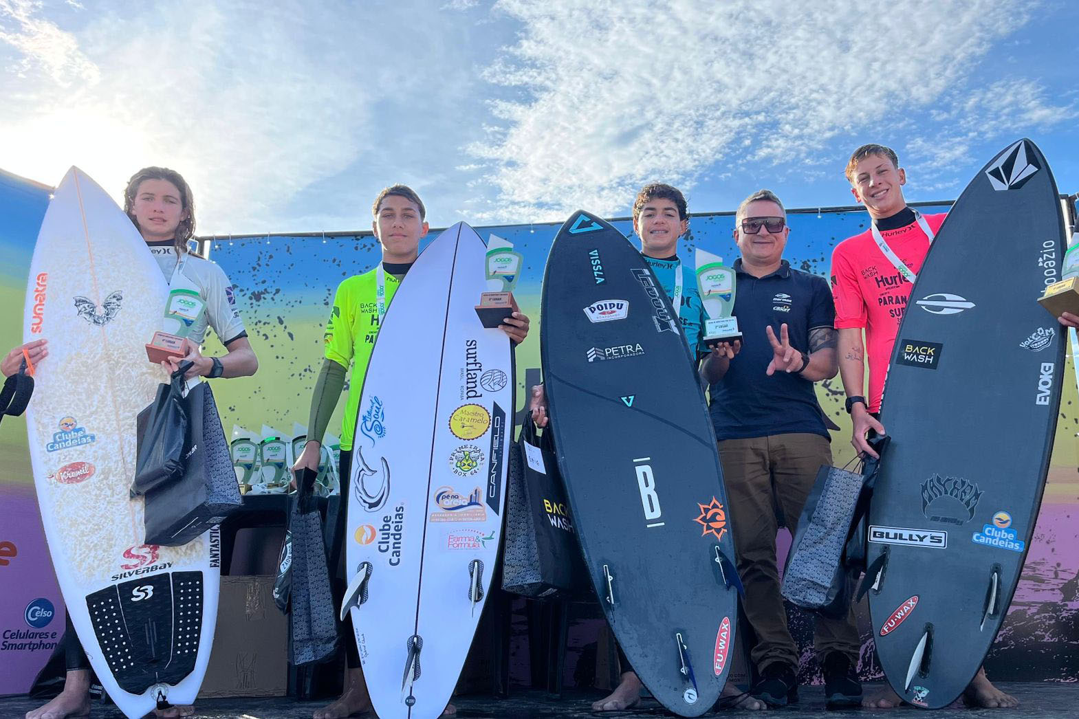 Do sub-12 ao 40+: confira os campeões da etapa de Matinhos do Circuito de Surf Amador