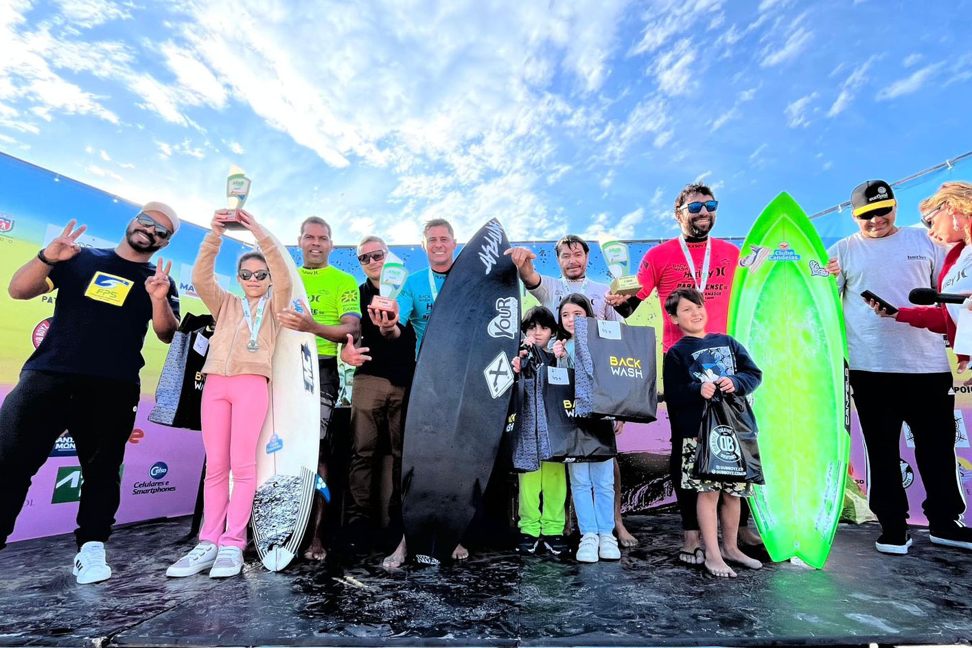 Do sub-12 ao 40+: confira os campeões da etapa de Matinhos do Circuito de Surf Amador