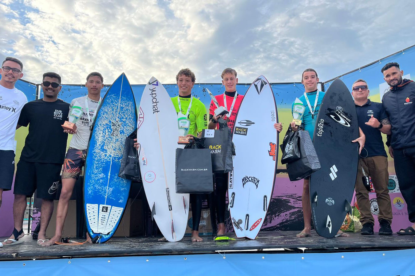 Do sub-12 ao 40+: confira os campeões da etapa de Matinhos do Circuito de Surf Amador