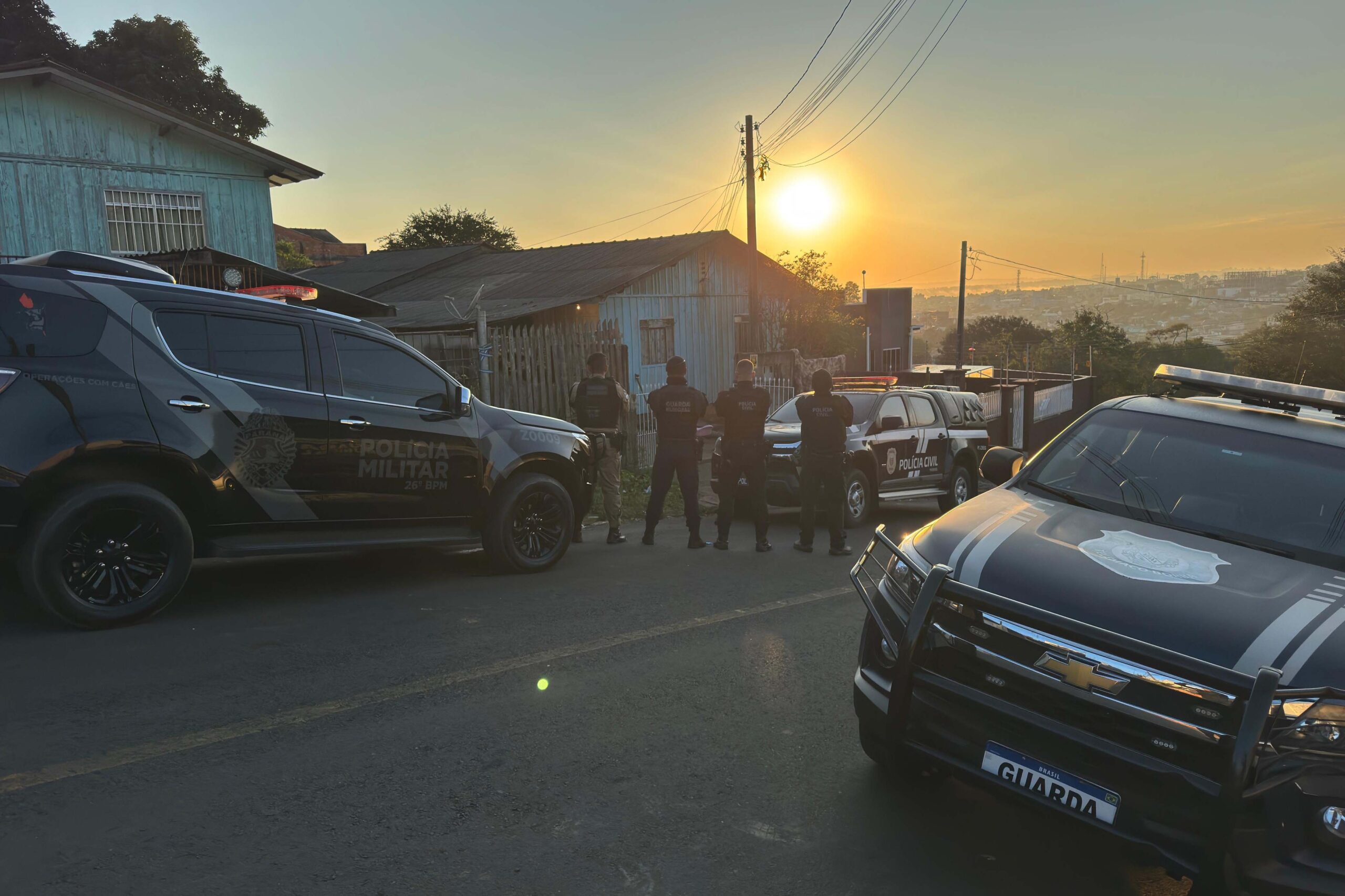 PCPR, PMPR e GM prendem 10 pessoas durante operação em quatro cidades