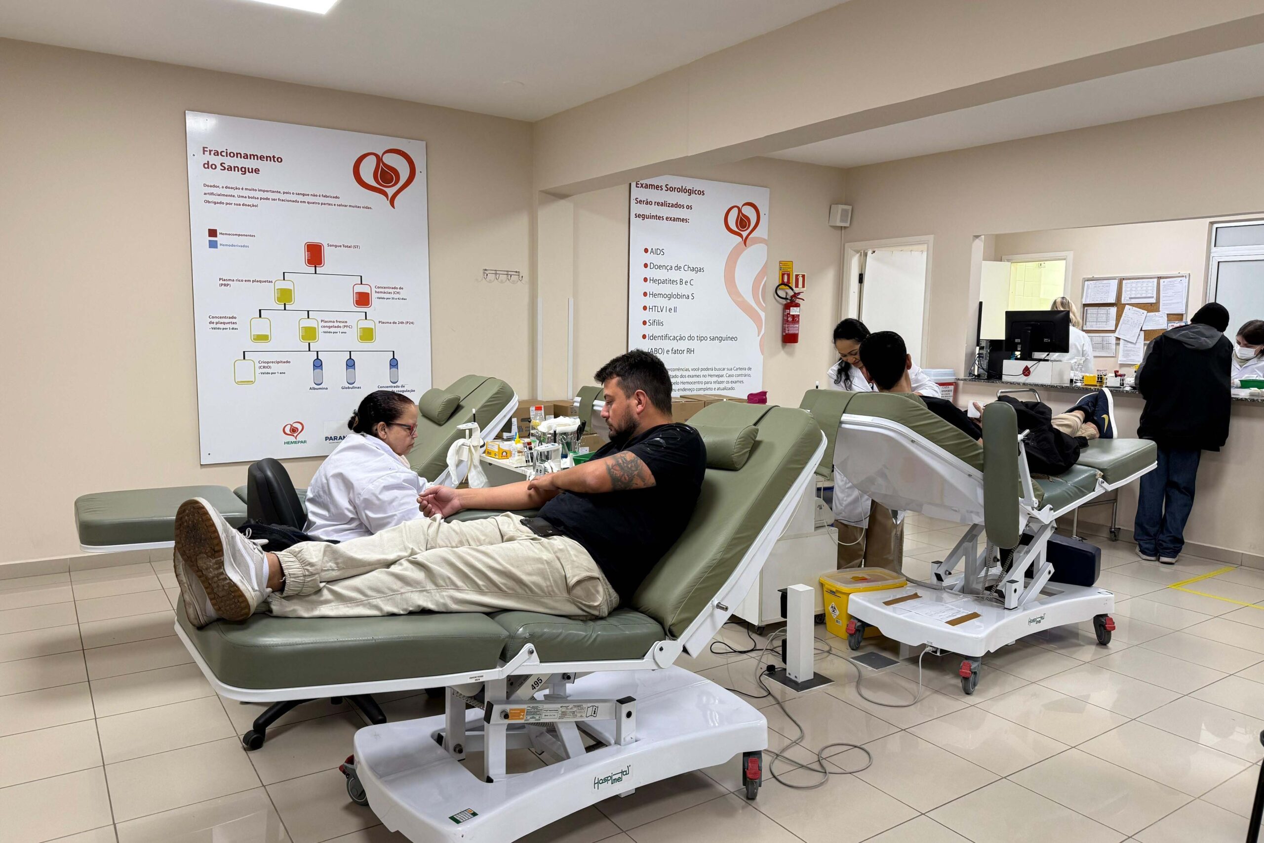 Paraná registra mais de 22 mil doações de sangue na campanha do Junho Vermelho