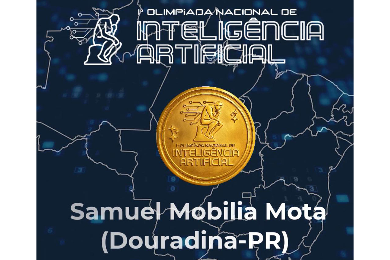 Ouro em Olimpíada Nacional de IA, aluno paranaense vai representar o Brasil na China