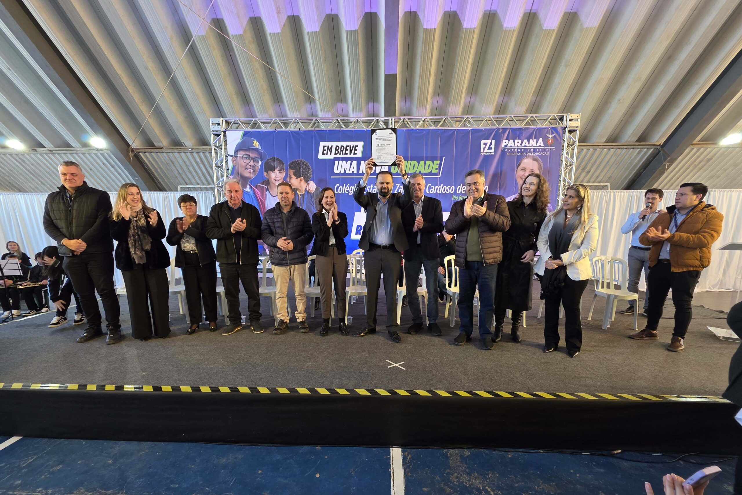 Estado investe R$ 13,4 milhões para construir sede própria de escola em Rio Branco do Sul
