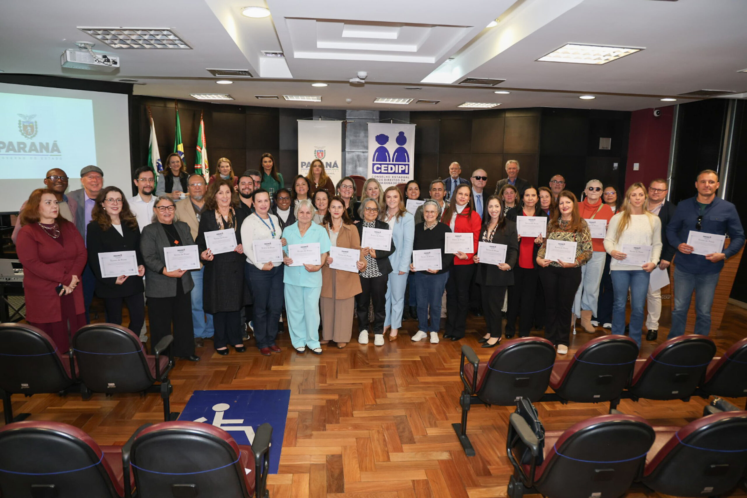 Toma posse a nova diretoria do Conselho Estadual da Pessoa Idosa