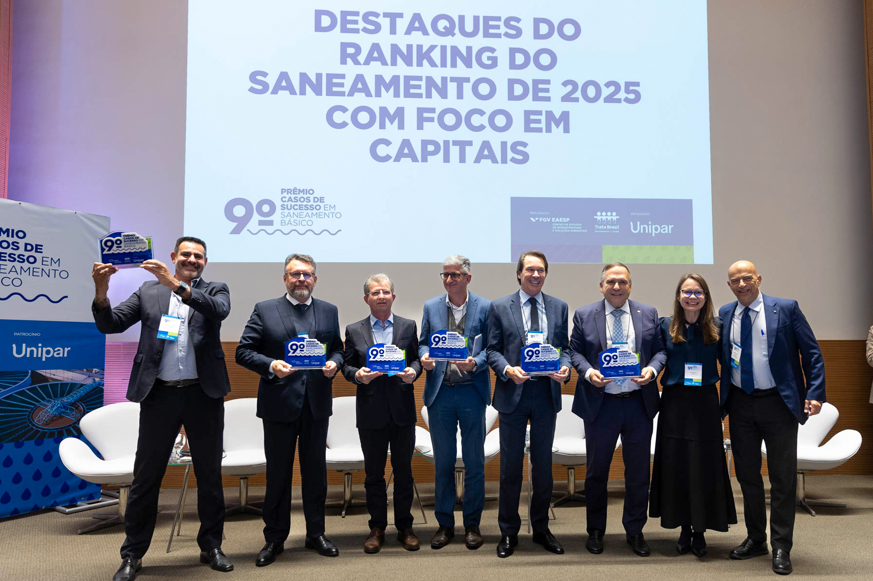 Trata Brasil premia Sanepar por resultado em Curitiba, 1ª capital a universalizar água e esgoto