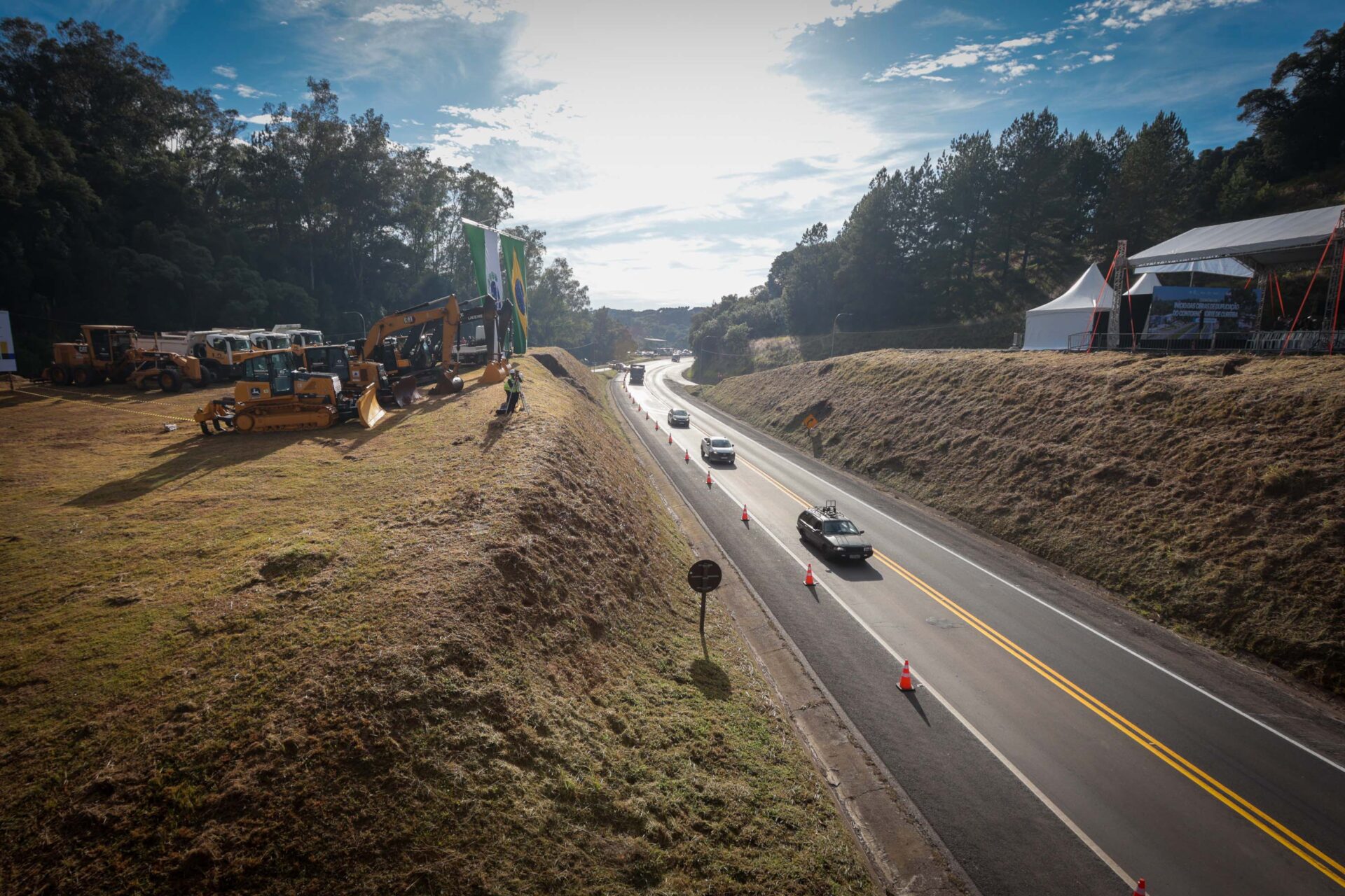 Região Metropolitana de Curitiba tem grandes obras rodoviárias em andamento