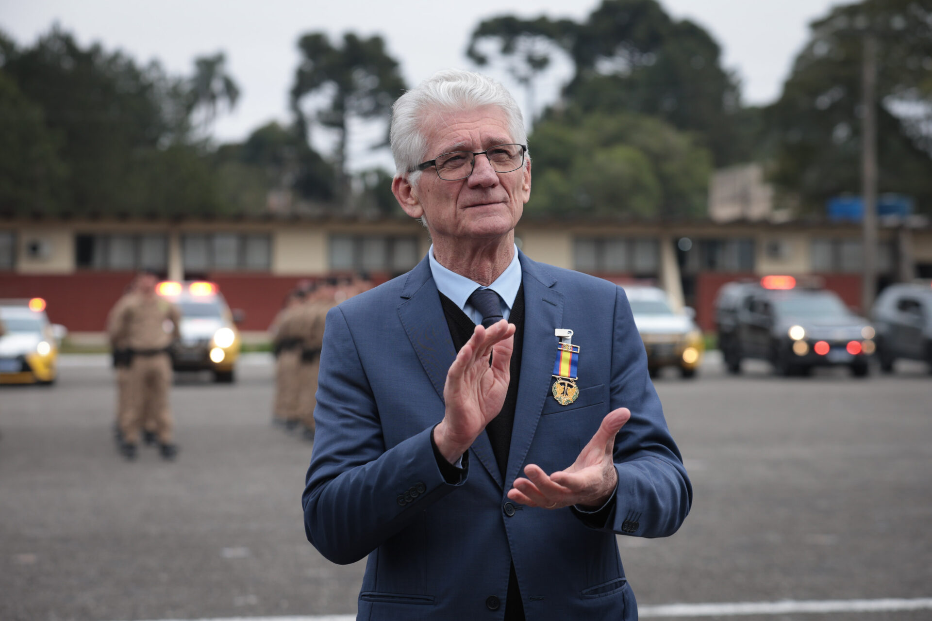 Medalha Coronel Sarmento: PMPR concede horaria a autoridades do Paraná
