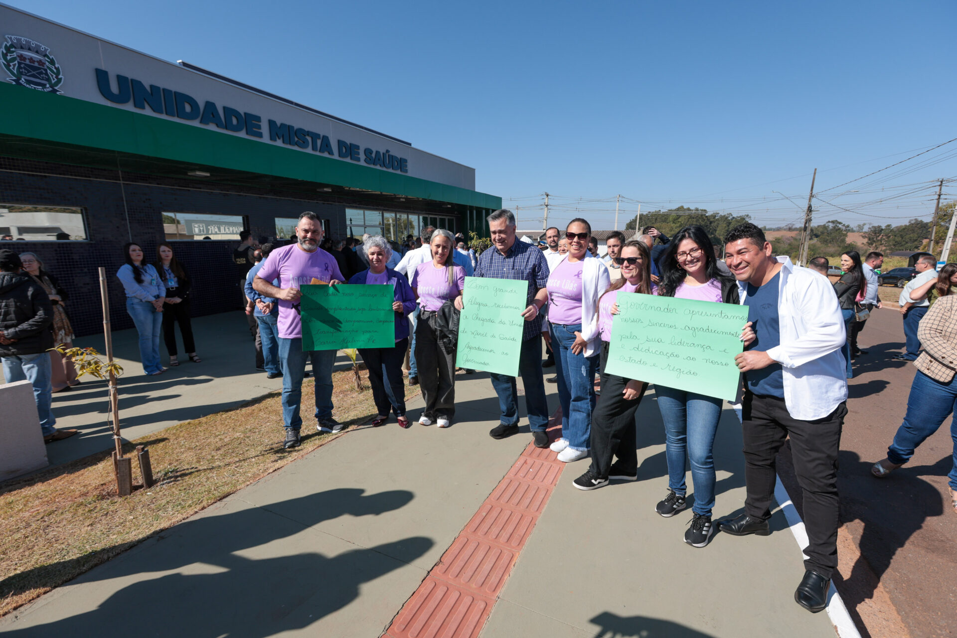 Ratinho Junior inaugura primeira Unidade Mista de Saúde do Paraná em Maria Helena