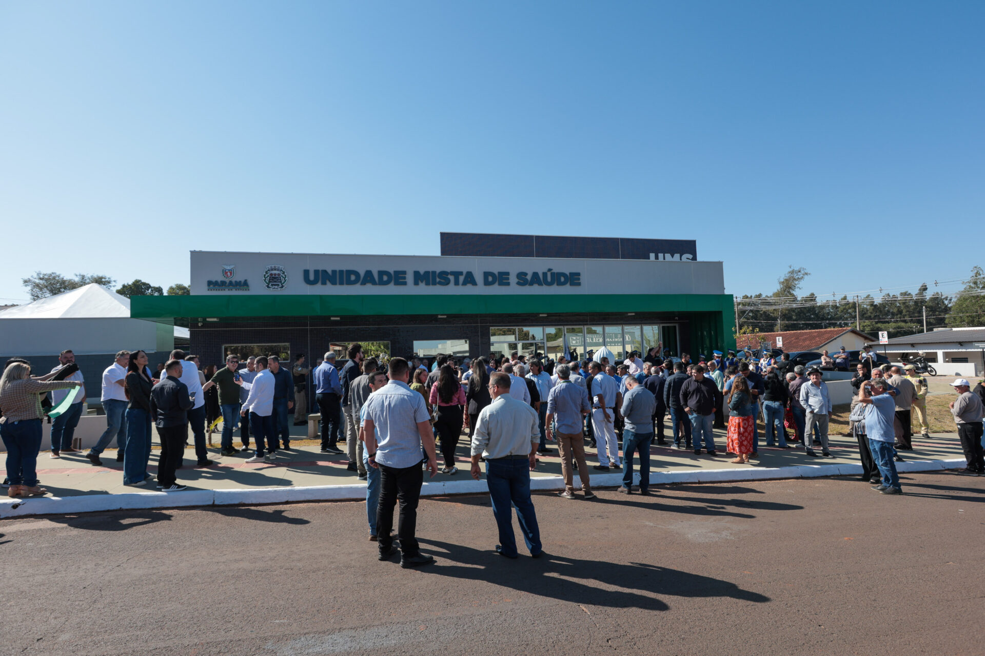 Ratinho Junior inaugura primeira Unidade Mista de Saúde do Paraná em Maria Helena