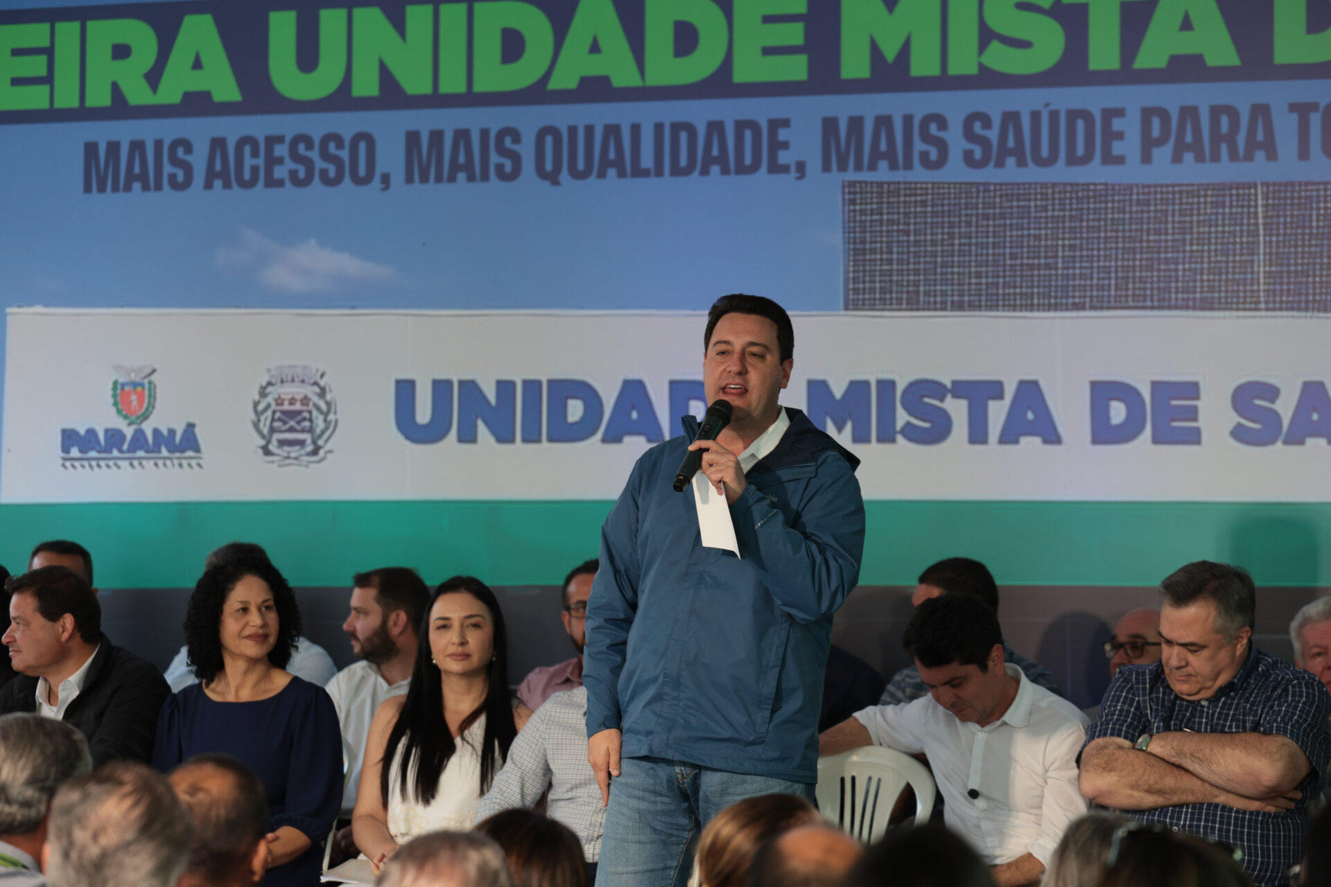 Ratinho Junior inaugura primeira Unidade Mista de Saúde do Paraná em Maria Helena