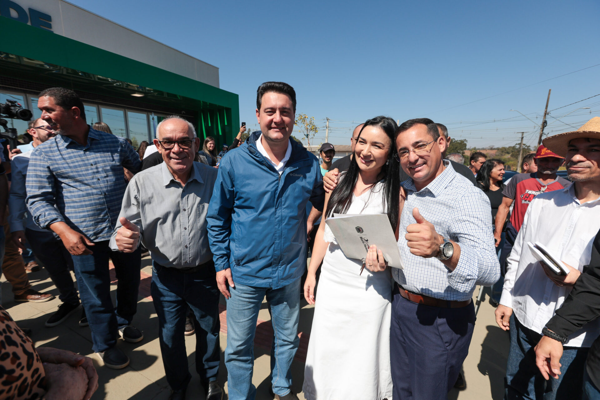 Ratinho Junior inaugura primeira Unidade Mista de Saúde do Paraná em Maria Helena