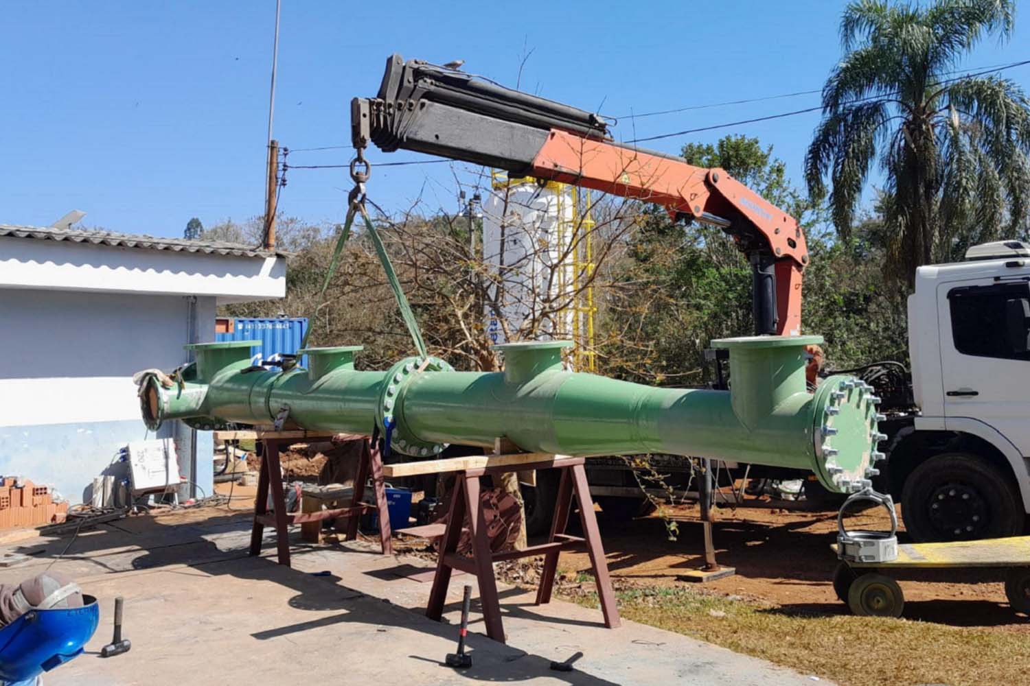 Sanepar conclui mais uma etapa da obra que moderniza a captação de água em Arapongas