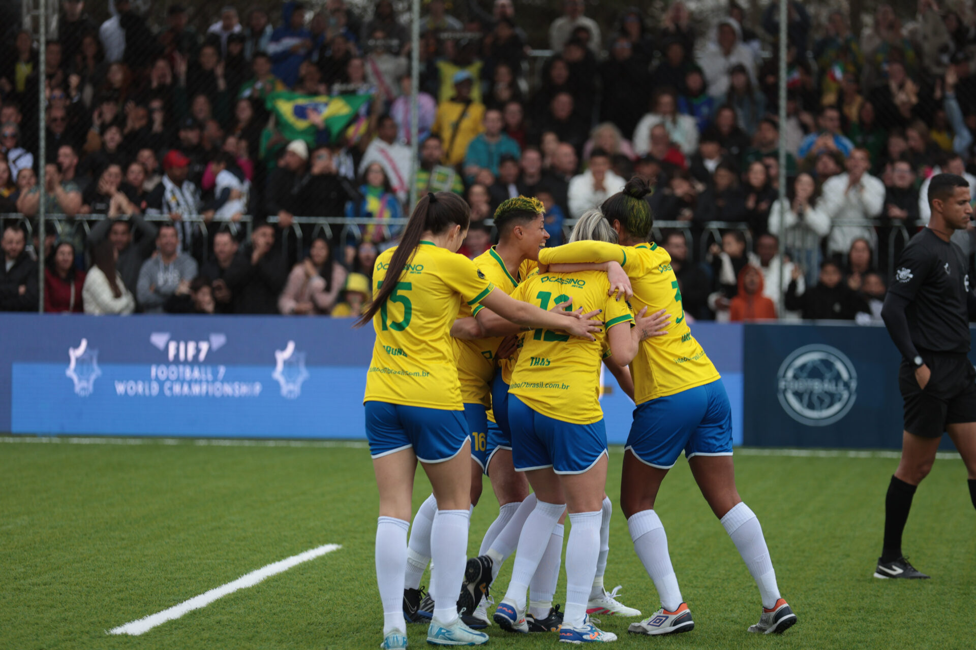 Com Brasil campeão e sucesso de público, Paraná é palco da Copa do Mundo de Futebol 7