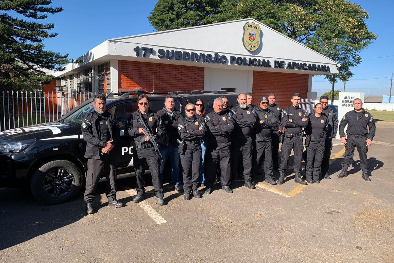 PCPR prende sete pessoas durante ação contra o tráfico de drogas em Apucarana