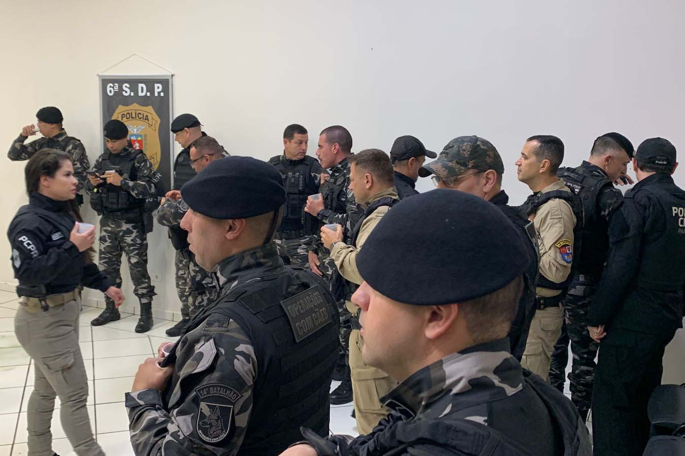 PCPR e PMPR prendem cinco pessoas durante segunda fase de operação em Foz do Iguaçu
