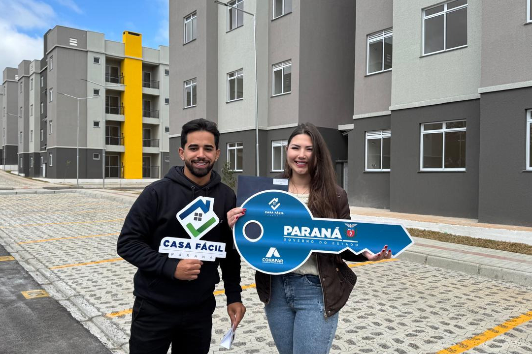 Programa Casa Fácil Paraná: residencial com 255 unidades é entregue em Araucária