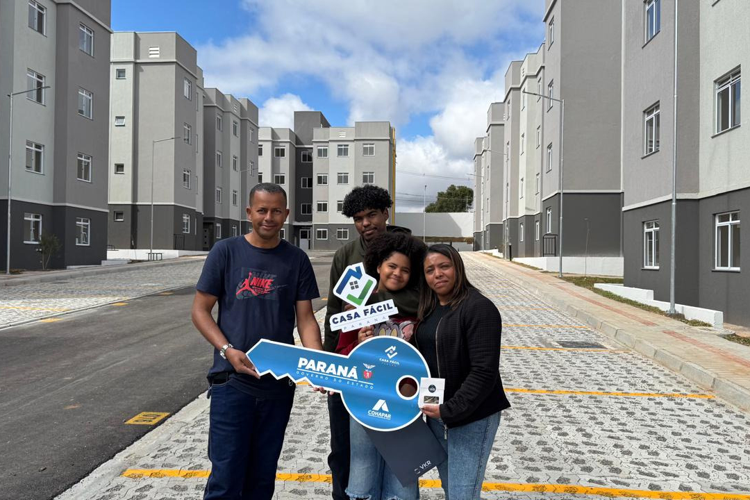 Programa Casa Fácil Paraná: residencial com 255 unidades é entregue em Araucária