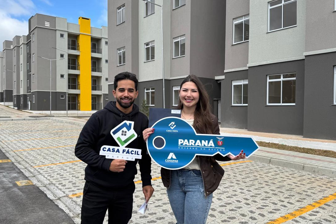 Programa Casa Fácil Paraná: residencial com 255 unidades é entregue em Araucária