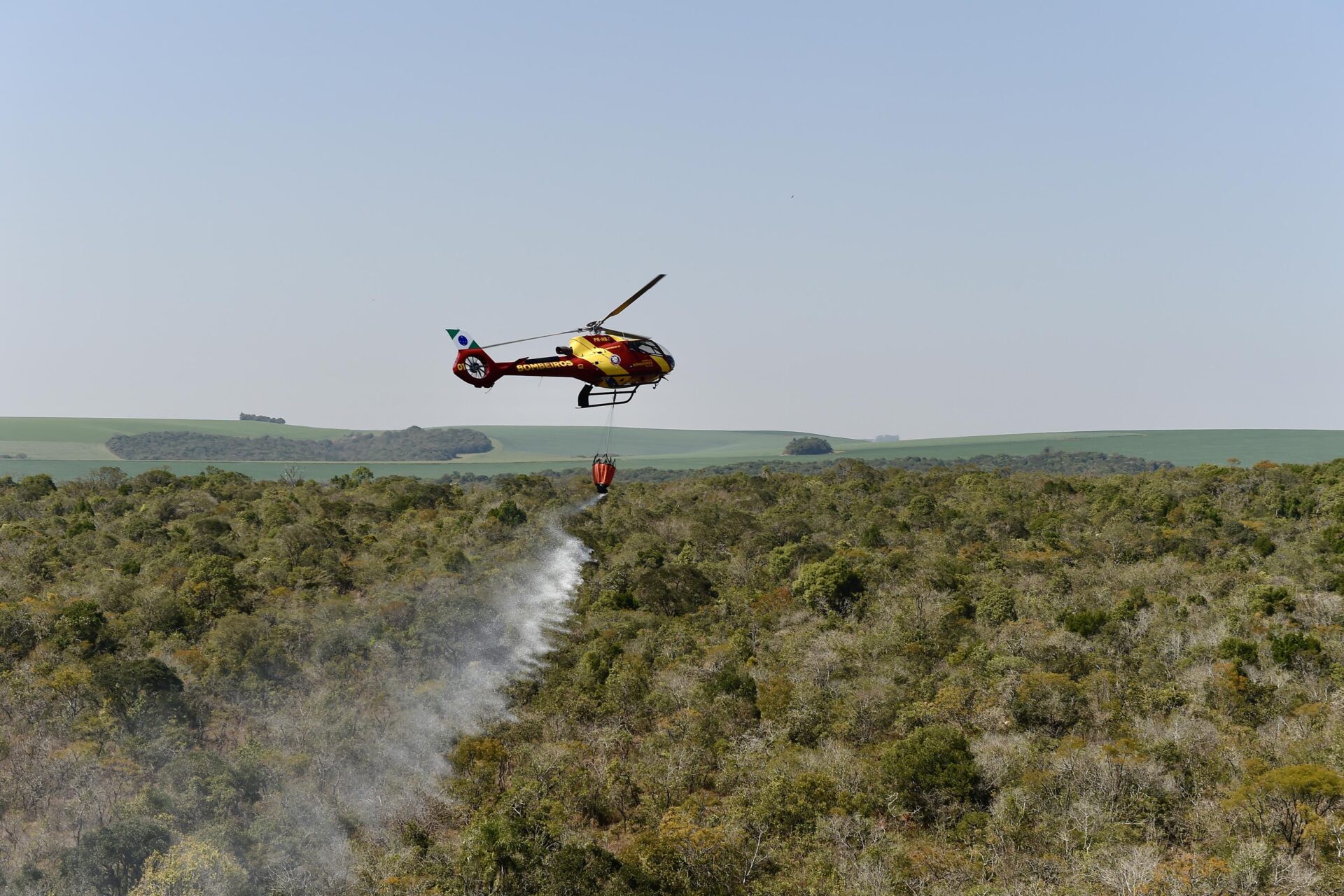 IAT promove restauração ambiental do Parque do Cerrado por meio da queima controlada