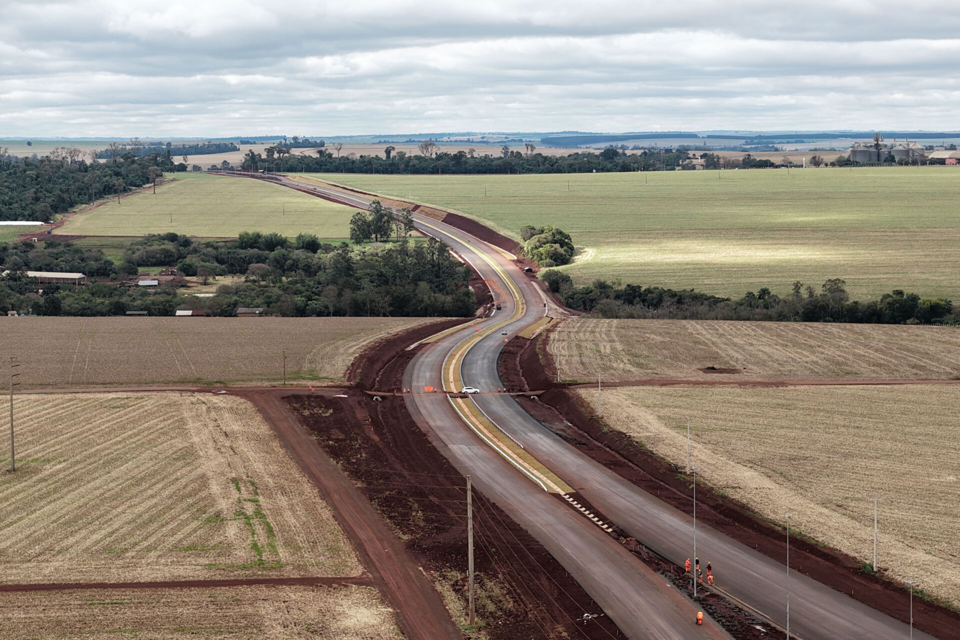 Um ano após retomada, obras de contorno viário de Palotina já alcançam 66%