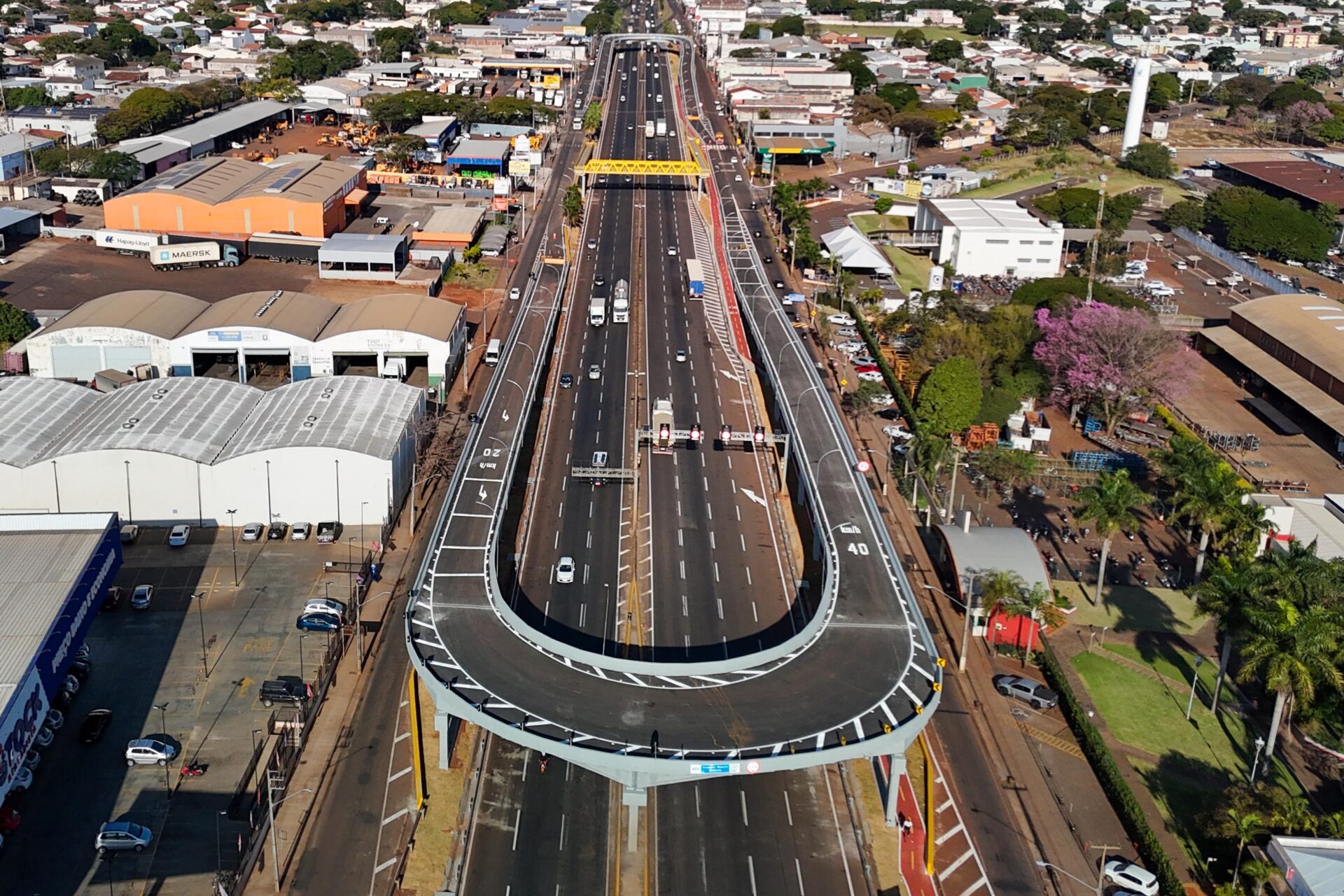 Solução logística: governador inaugura viadutos para desafogar o trânsito em Sarandi
