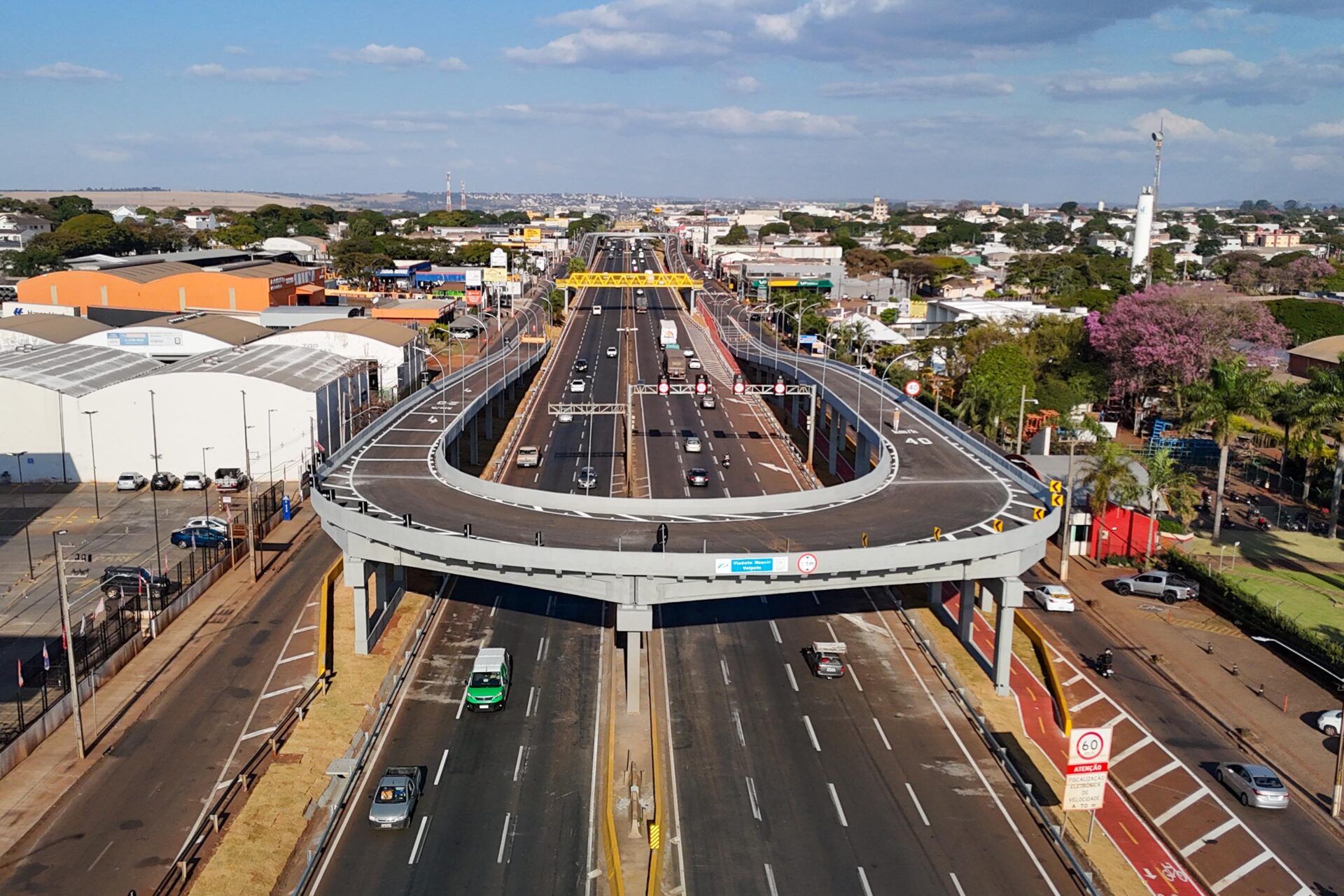 Solução logística: governador inaugura viadutos para desafogar o trânsito em Sarandi