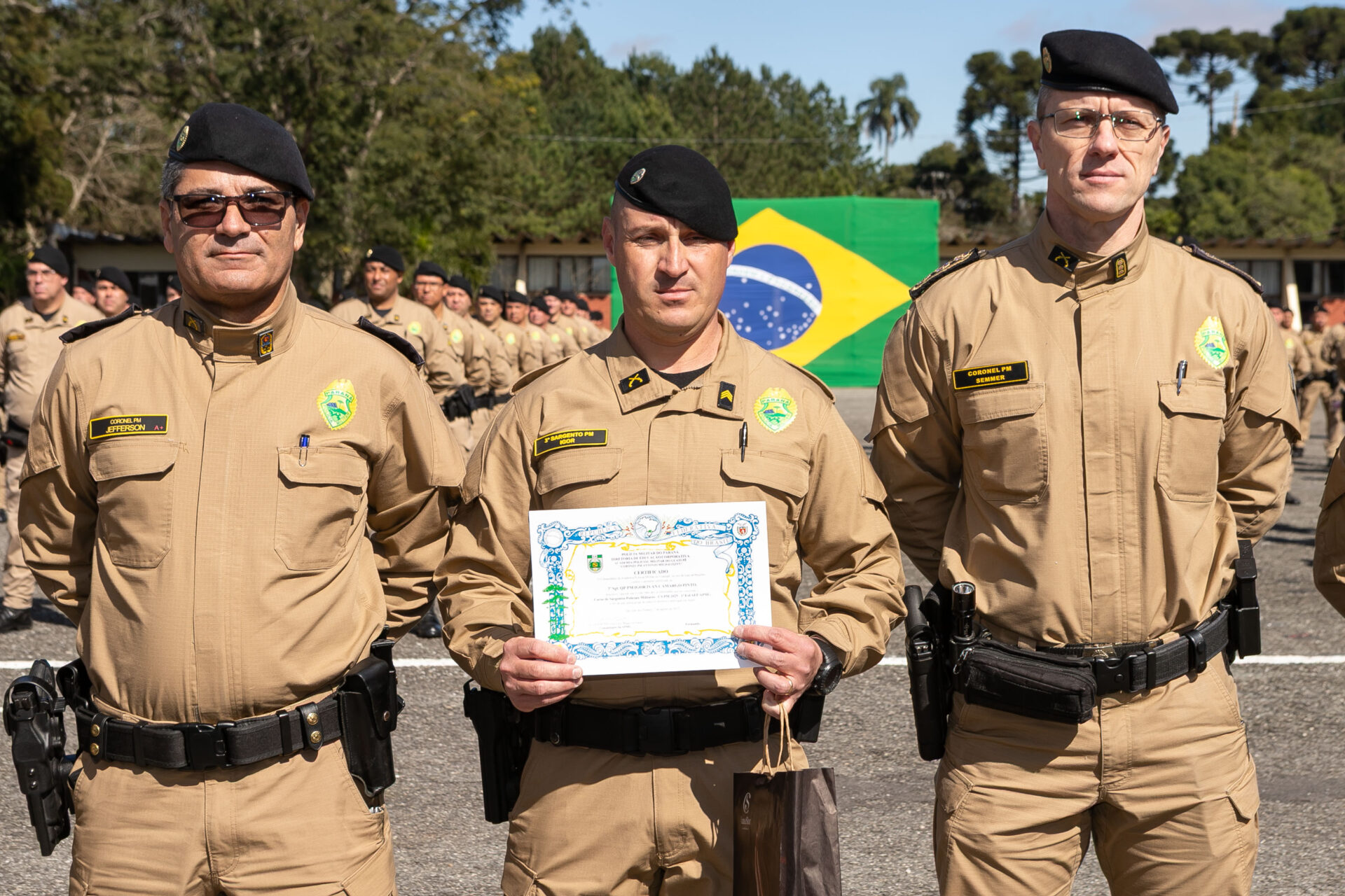 PMPR forma 141 novos sargentos na Academia do Guatupê