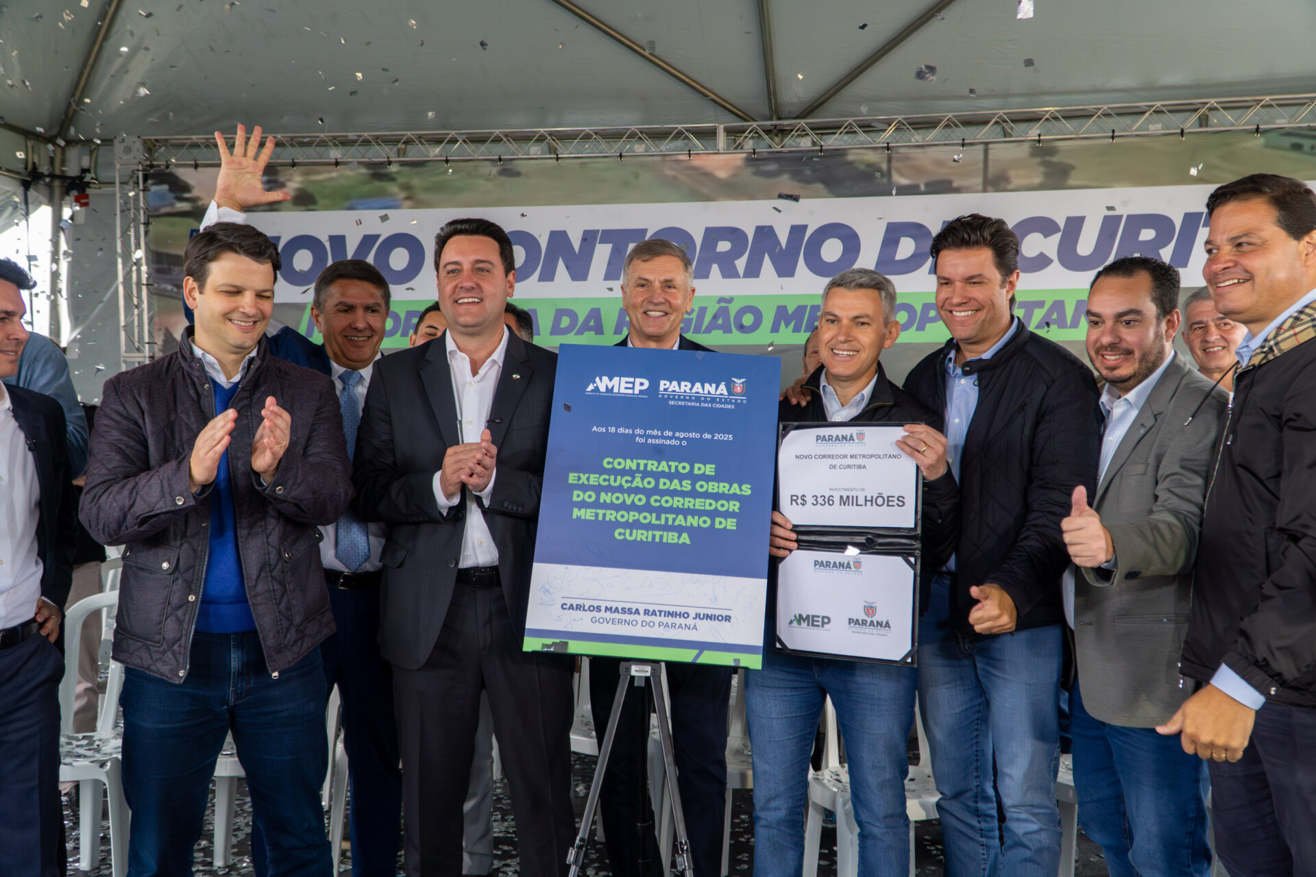 Investimento de R$ 336 milhões: governador autoriza obras do novo Contorno Sul de Curitiba