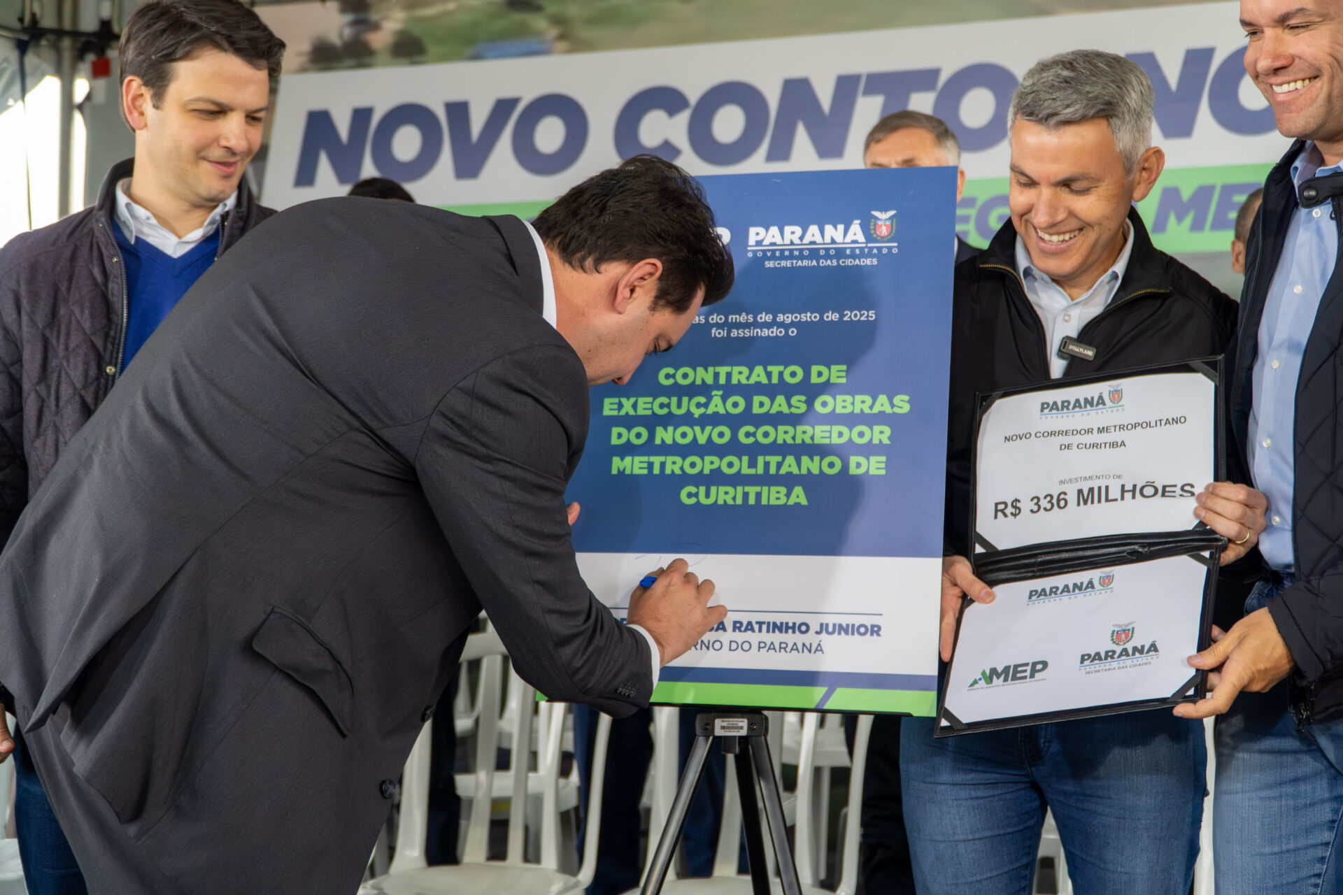 Investimento de R$ 336 milhões: governador autoriza obras do novo Contorno Sul de Curitiba