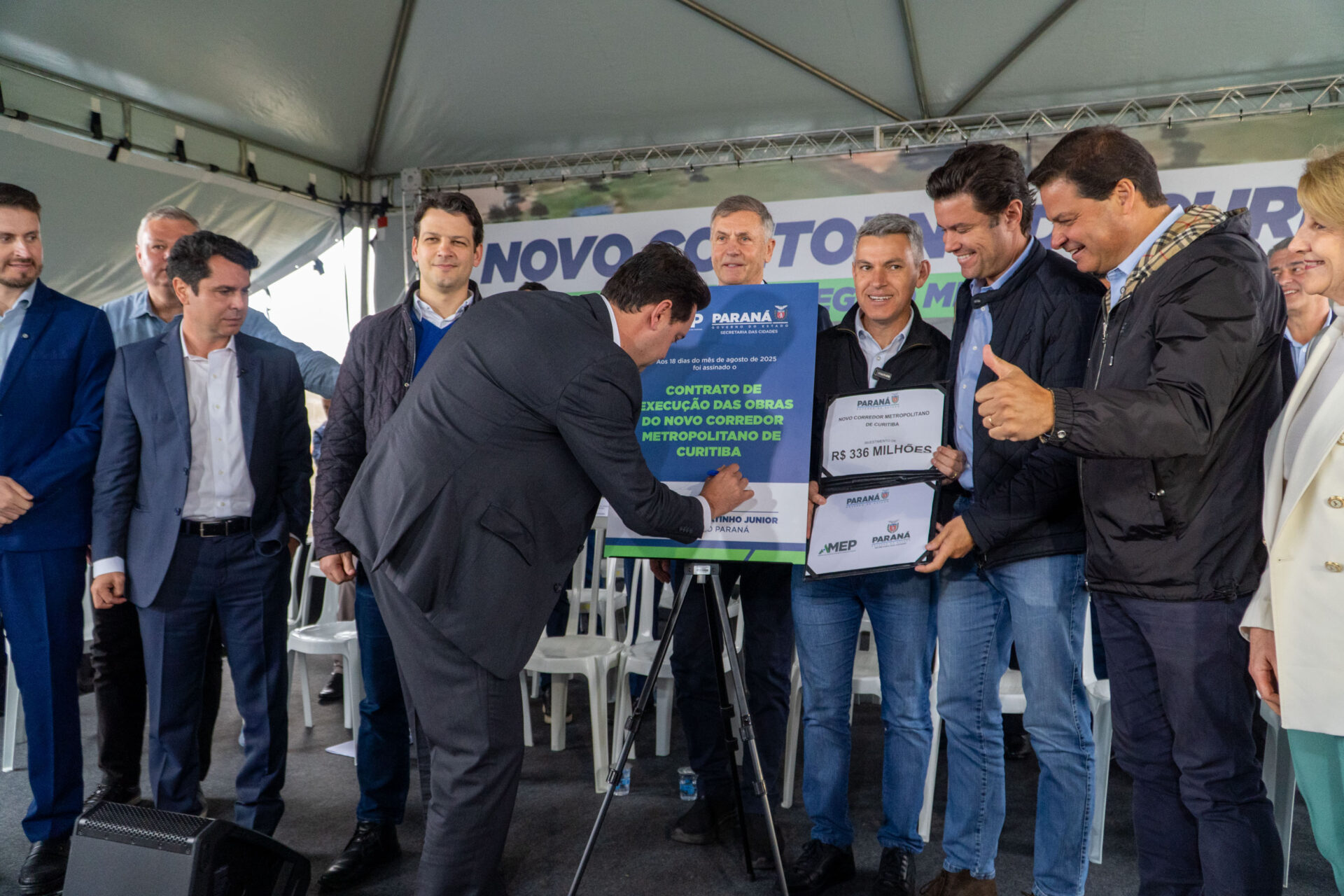 Investimento de R$ 336 milhões: governador autoriza obras do novo Contorno Sul de Curitiba