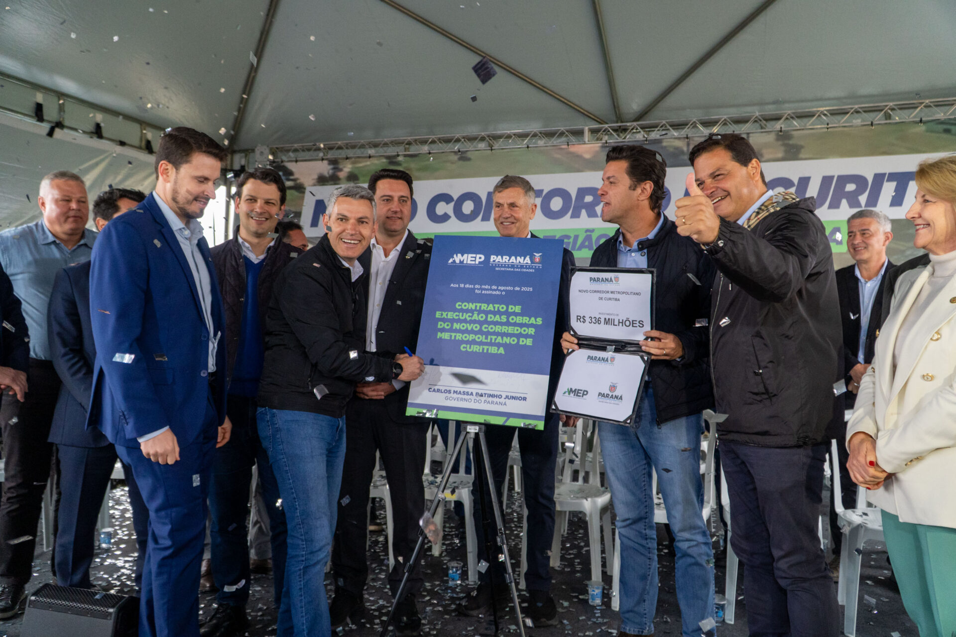 Investimento de R$ 336 milhões: governador autoriza obras do novo Contorno Sul de Curitiba
