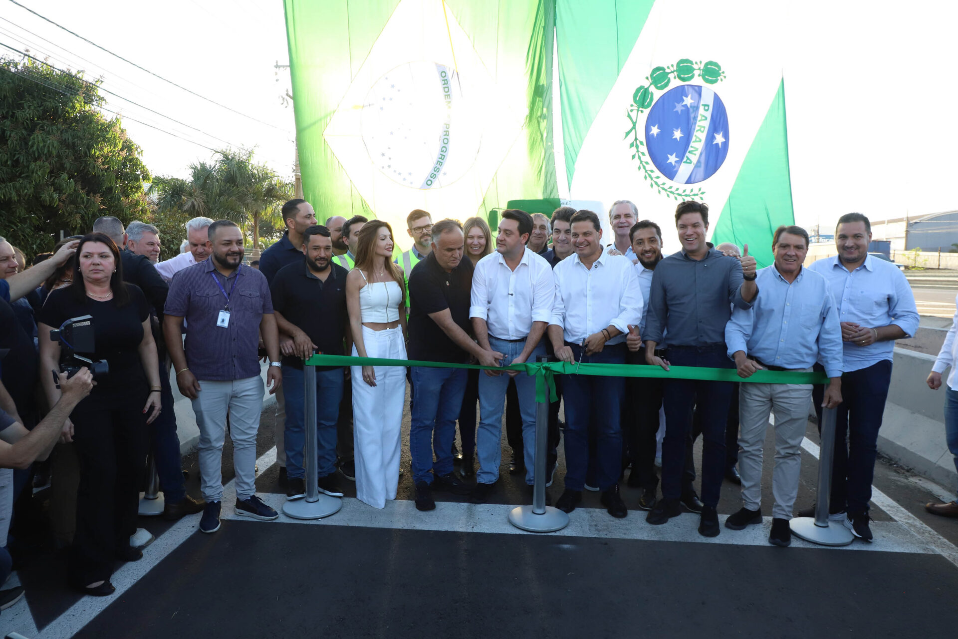 Solução logística: governador inaugura viadutos para desafogar o trânsito em Sarandi