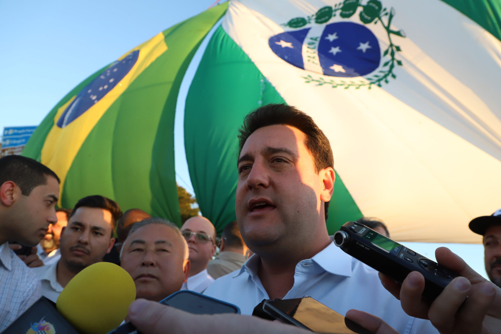 Quarto Centenário a Goioerê: governador entrega pavimentação em concreto da PR-180
