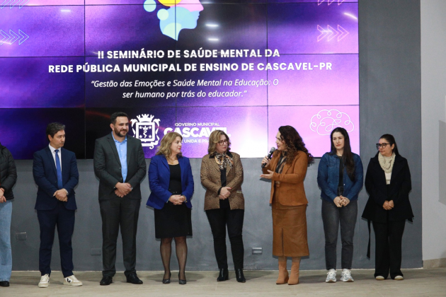 Secretaria de Educação promove II Seminário de Saúde Mental da Rede Pública Municipal de Ensino de Cascavel